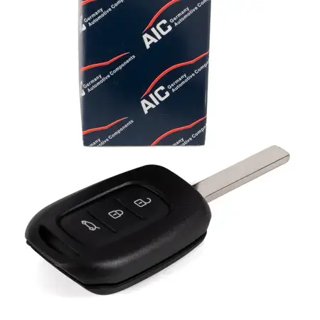 AIC Schl&uuml;sselgeh&auml;use + Schl&uuml;sselrohling 3-Tasten f&uuml;r DACIA Duster Sandero 2 RENAULT 3