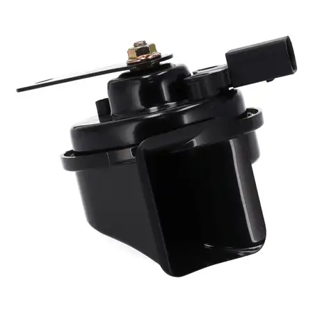 AIC Fanfare Hupe Signalhorn TIEFTON f&uuml;r VW Golf 5 6 SEAT Leon 1P SKODA 2 5C0951221B