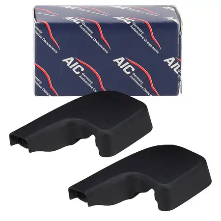 2x AIC Abdeckkappe Wischerarm f&uuml;r BMW 3er E90 E91 E92 E93 bis 09.2009 vorne 61617138990