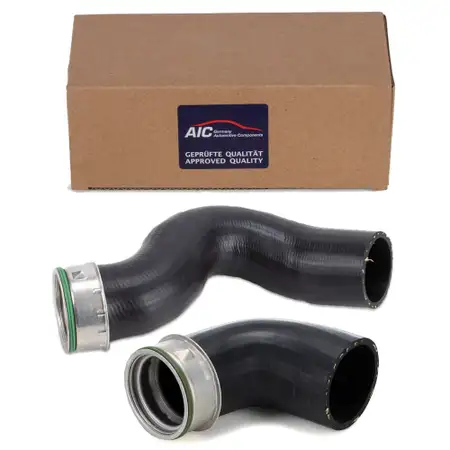 2x Ladeluftschlauch f&uuml;r VW Golf 5 Passat B6 Touran AUDI A3 8P 1.9 TDI BLS 105 PS rechts