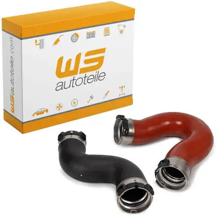 2x Ladeluftschlauch Turboschlauch f&uuml;r MERCEDES-BENZ Sprinter B906 2.2 CDI OM651