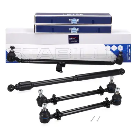 AIC Lenkstange + 2x MEYLE Spurstange + STABILUS Lenkungsd&auml;mpfer f&uuml;r MERCEDES W108-113