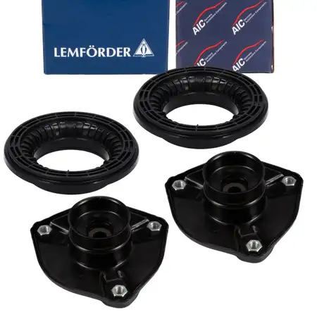 2x AIC strut bearings + LEMF&Ouml;RDER roller bearings for Mercedes V-Class Vito W447 (front)