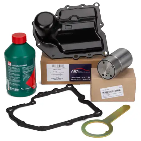 AIC Reparatursatz Mechatronik + 1L febi 06161 Hydraulik&ouml;l f&uuml;r VAG 0AM DQ200 7-Gang