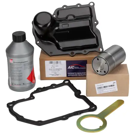 AIC Reparatursatz Mechatronik + 1L febi 46161 Hydraulik&ouml;l f&uuml;r VAG 0AM DQ200 7-Gang