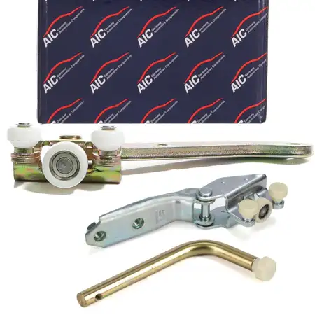 3x AIC Rollenf&uuml;hrung Schiebet&uuml;r f&uuml;r VW Multivan Transporter T4 rechts