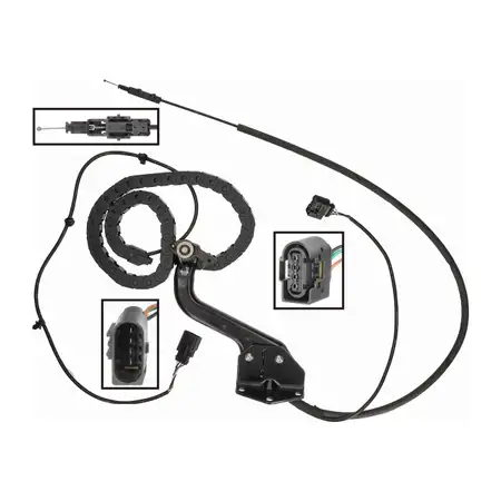 AIC 76109 Rollenf&uuml;hrung + Seilzug Schiebet&uuml;r f&uuml;r MERCEDES Sprinter B906 unten links