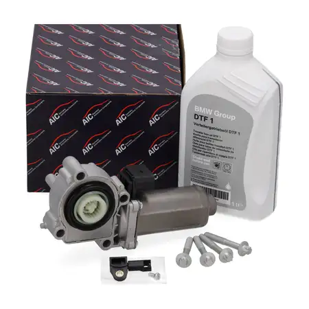 AIC Stellmotor Verteilergetriebe + 1L ORIGINAL Getriebe&ouml;l f&uuml;r BMW X3 X5 ALLRAD Xdrive