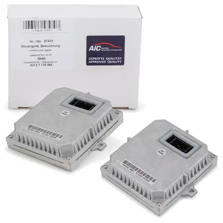 2x AIC XENON Scheinwerfer Vorschaltger&auml;t f&uuml;r BMW 3er E46 6er E63 E64 X3 E83 MINI R50 R53
