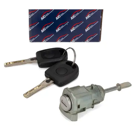 AIC 56141 Z&uuml;ndschloss Schloss + 2 Schl&uuml;ssel f&uuml;r VW Passat B5 B5.5 Lupo links 3B0837167G
