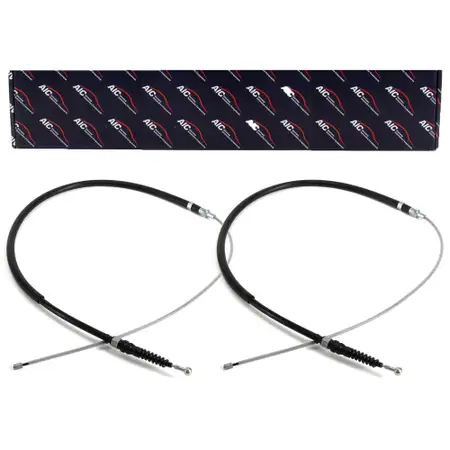 2x AIC Handbremsseil f&uuml;r VW Golf 5 6 8P Leon Toledo 1P Octavia 2 Yeti hinten 1K0609721AA