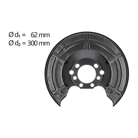 AIC Abdeckblech Ankerblech f&uuml;r OPEL Astra G H Combo Meriva A B Zafira A hinten 5464350
