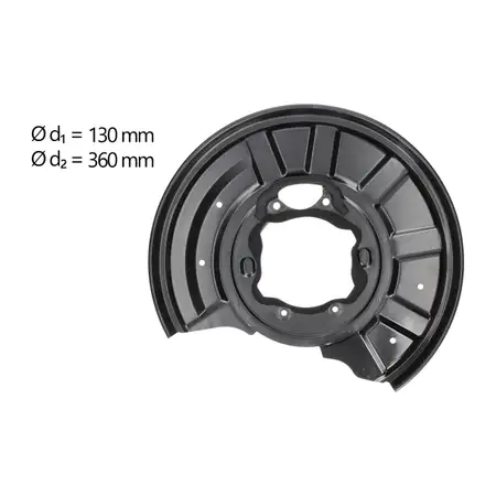 AIC Abdeckblech Ankerblech f&uuml;r MERCEDES W211 S211 X218 C218 C204 hinten rechts 2124202244