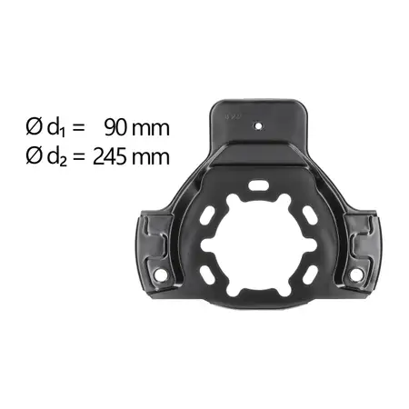 AIC Abdeckblech Ankerblech Bremsscheibe f&uuml;r OPEL Astra G Vorderachse 90538678 / 5430700