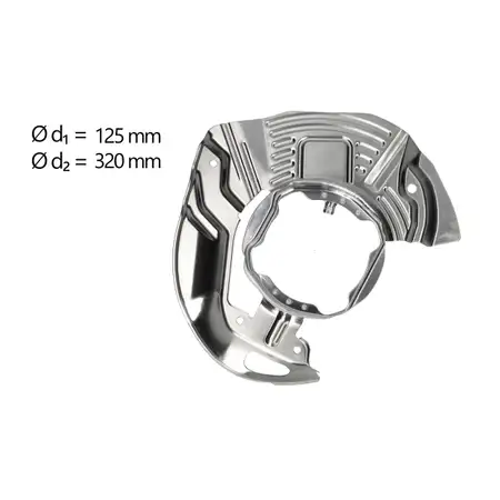 AIC Abdeckblech Ankerblech Bremsscheibe f&uuml;r BMW 5er E39 520-530 vorne rechts 34111162956