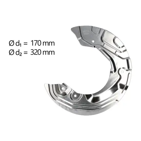 AIC Abdeckblech f&uuml;r BMW 1er E81-88 2er F45 F46 3er E90-93 Z4 E89 vorne rechts 34106762852