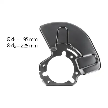 AIC Abdeckblech Ankerblech Bremsscheibe f&uuml;r OPEL Astra H Zafira B vorne rechts 13299340