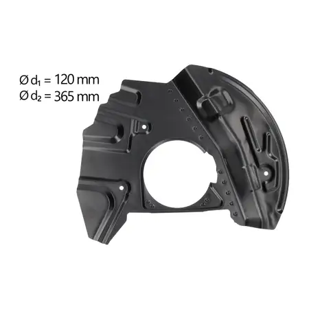 AIC Abdeckblech Ankerblech Bremsscheibe f&uuml;r BMW X5 E83 3.0-4.8 vorne rechts 34116756902