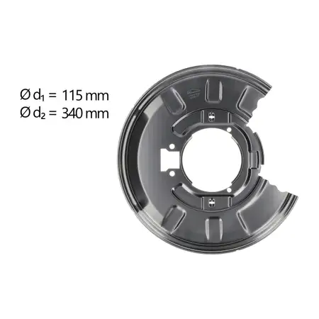 AIC Abdeckblech Ankerblech Bremsscheibe f&uuml;r BMW 3er E46 X3 E83 hinten links 34211166107