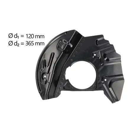 AIC Abdeckblech Ankerblech Bremsscheibe f&uuml;r BMW X5 E83 3.0-4.8 vorne links 34116756901