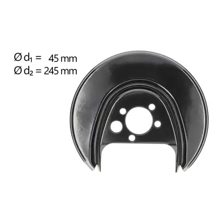 AIC Abdeckblech Ankerblech Bremsscheibe f&uuml;r VW Lupo 1 SEAT Arosa hinten links 6X0615611