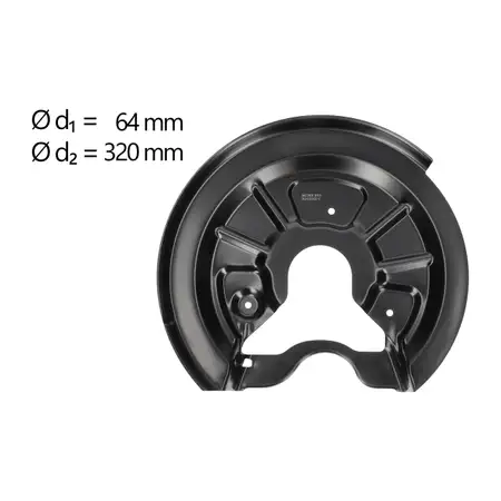 AIC Abdeckblech f&uuml;r VW Golf 6 AUDI A3 8P SEAT SKODA Octavia 2 hinten links 1T0615611B