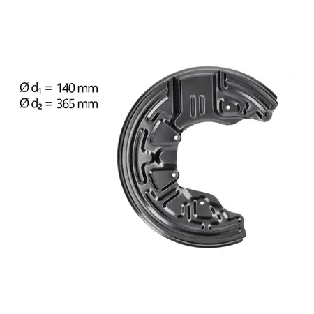 AIC Abdeckblech Ankerblech Bremsscheibe f&uuml;r AUDI S4 B6 B7 vorne rechts 8E0615312C