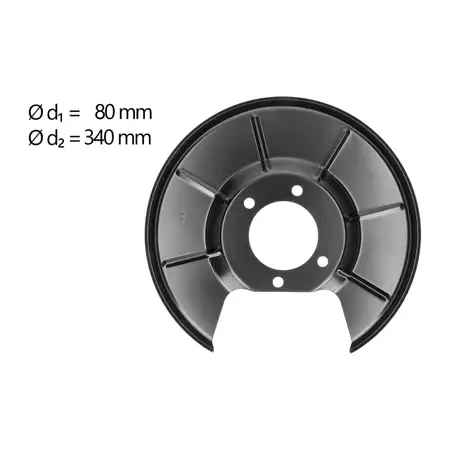 AIC Abdeckblech Ankerblech f&uuml;r FORD Focus 2 Mondeo 4 Kuga 1 Galaxy 2 hinten links 1450988