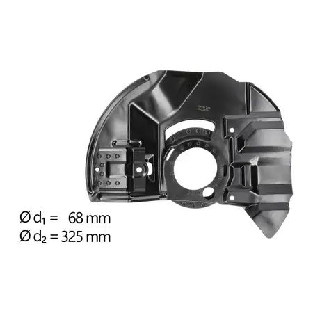 AIC Abdeckblech Ankerblech f&uuml;r BMW 3er E46 316-328 Z4 E85 vorne links 34116750129