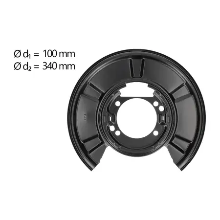 AIC Abdeckblech Ankerblech f&uuml;r MERCEDES Sprinter B906 B907 B910 hinten 9064230420