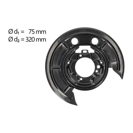 AIC Abdeckblech Bremsscheibe f&uuml;r CITROEN Jumper 3 PEUGEOT Boxer hinten links 4211.C4