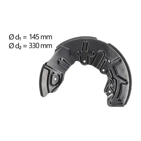 AIC Abdeckblech Ankerblech Bremsscheibe f&uuml;r AUDI A4 B6 B7 vorne links 8E0615311A