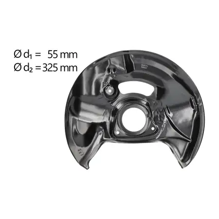 AIC Abdeckblech Ankerblech f&uuml;r MERCEDES W202 S202 W210 S210 R170 vorne rechts 2104211120