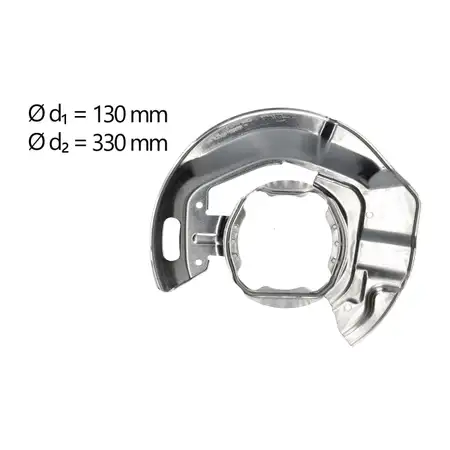 AIC Abdeckblech Ankerblech Bremsscheibe f&uuml;r BMW 5er E39 535/540i vorne rechts 34111162570