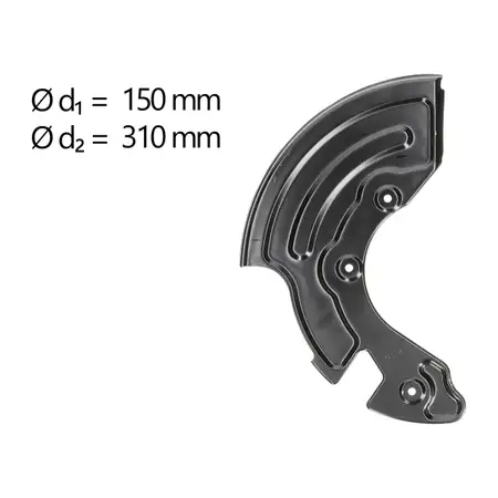 AIC Abdeckblech Ankerblech f&uuml;r VW Passat B5.5 AUDI A6 C5 SKODA Superb 1 vorne rechts