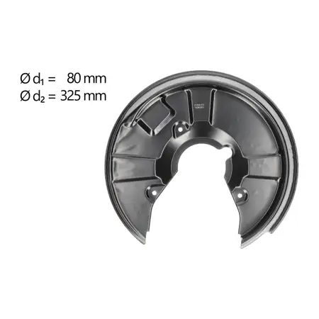 AIC 57066 Abdeckblech Ankerblech f&uuml;r AUDI A4 B6 B7 SEAT Exeo 3R2 3R5 hinten links