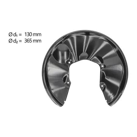 AIC 57068 Abdeckblech Ankerblech Deckblech f&uuml;r AUDI A4 B6 B7 Hinterachse links 8E0615611N