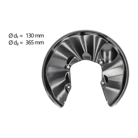 AIC 57069 Abdeckblech Ankerblech Deckblech f&uuml;r AUDI A4 B6 B7 Hinterachse rechts 8E0615612N