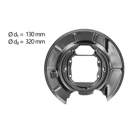 AIC 57130 Abdeckblech Ankerblech f&uuml;r BMW 5er E39 Touring hinten links 34121162775