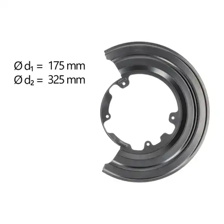 AIC Abdeckblech Ankerblech Bremsscheibe f&uuml;r IVECO Daily 2 hinten links 42556904