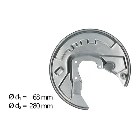 AIC Abdeckblech Ankerblech f&uuml;r CITROEN C8 PEUGEOT 807 hinten links 4209.C7