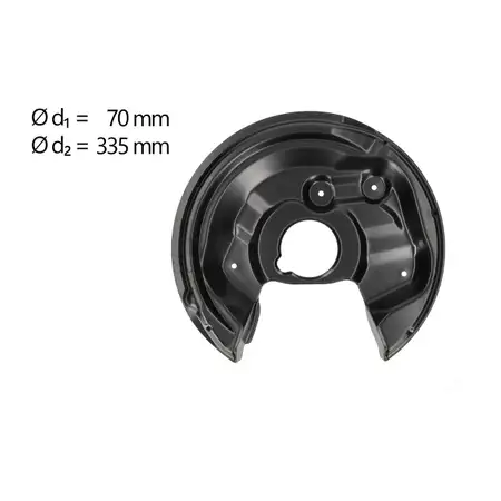 AIC Abdeckblech Ankerblech f&uuml;r SKODA Yeti VW Beetle Scirocco 3 hinten links 1Q0615611E