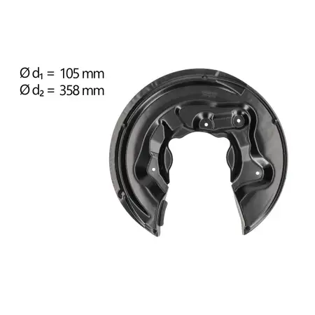 AIC Abdeckblech Ankerblech f&uuml;r VW Passat B7 Tiguan 5N AUDI A3 8P hinten links 5N0615611D