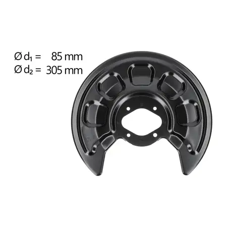 AIC 58188 Abdeckblech Ankerblech f&uuml;r VW Caddy 3 2KB 2KA Hinterachse 5R3615611A