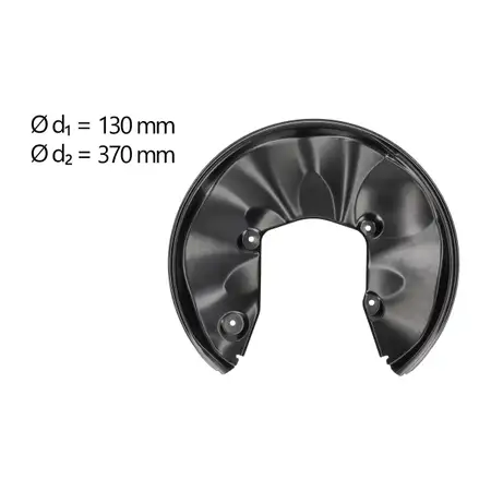 AIC 58193 Abdeckblech Ankerblech f&uuml;r AUDI A4 B7 A6 C6 Hinterachse rechts 4F0615612