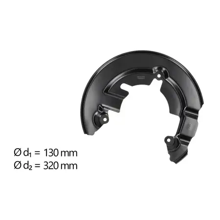 AIC 58103 Abdeckblech Ankerblech f&uuml;r FORD C-Max 2 FOCUS III GRAND C-MAX vorne links