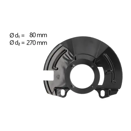 AIC 58264 Abdeckblech Ankerblech f&uuml;r HYUNDAI Getz TB Vorderachse links 517551C000