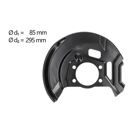 AIC 58266 Abdeckblech Ankerblech f&uuml;r NISSAN Qashqai 2 Kadjar vorne links 411614EA0A