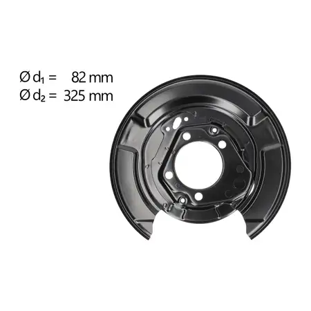 AIC 58905 Abdeckblech Ankerblech f&uuml;r LEXUS RX U3 Hinterachse rechts 4650348020
