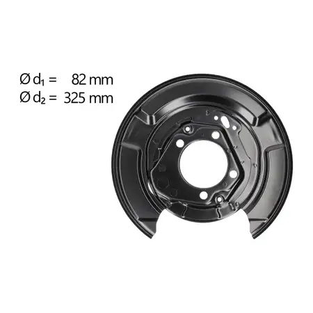 AIC 58906 Abdeckblech Ankerblech f&uuml;r LEXUS RX U3 Hinterachse links 4650448020
